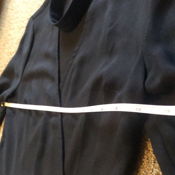 Black Wrap Around Cocktail Dress with Choker - Picture 6 of 16